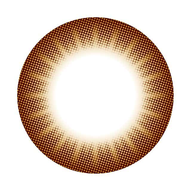 コンタクトフィルムズ BKBR-DB ブラウンサークル度あり 15.0mm