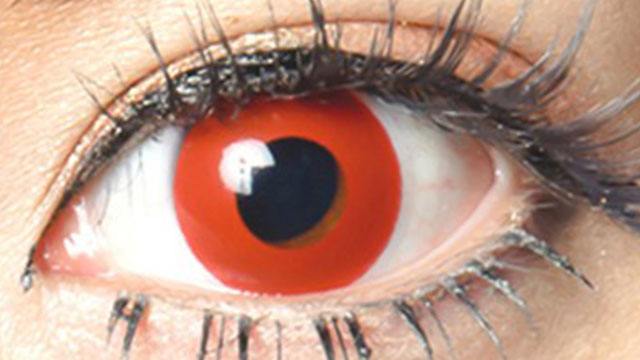 コンタクトフィルムズ D02S-D ソリッドレッド度あり 14.0mm