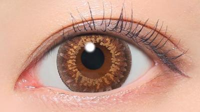 ゴシップブラウン 装用画像