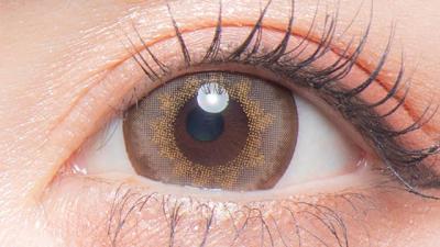 メガブラウン 装用画像