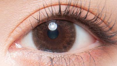 ナチュラルダークブラウン 装用画像