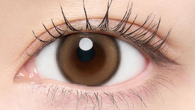 チューズミー トーリック エッセンスベージュの装用画像