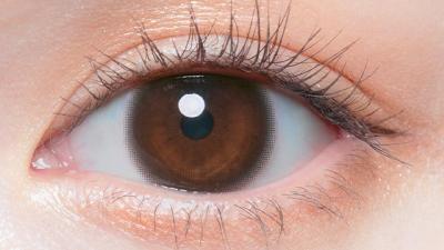 ベイビーブラウン 装用画像