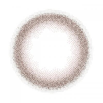 ピーチブラウン レンズ画像