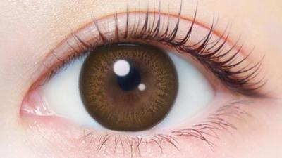 シャンパンブラウン 装用画像