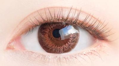 シマーショコラ 装用画像