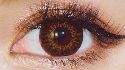 シャインブラウン 装用画像