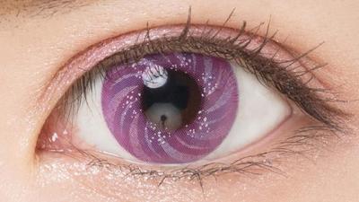 プリズムパープル 装用画像