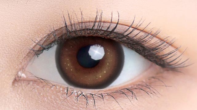 イメージモデルの度あり度なし1ヶ月ふふふマンスリー ティラミスの装用画像