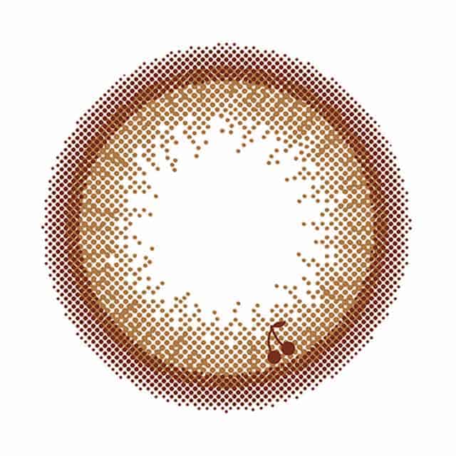 フラワーアイズ1dayクロッシェ プリムラブラウン