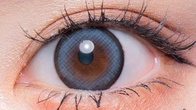 ワッフルチェックグレー 装用画像