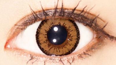 エッジブラウン14.5 装用画像