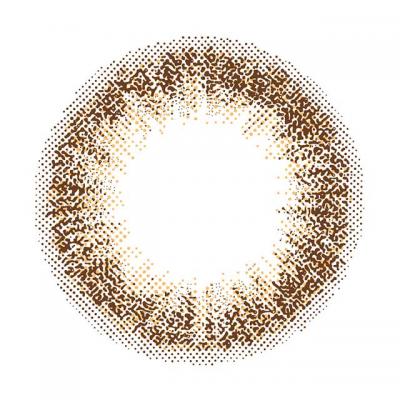 ヌーディーブラウンプラス レンズ画像