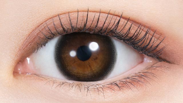 大谷映美里イメージモデルの度あり度なし1ヶ月ミレディ ワンマンス レディブラックの装用画像