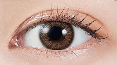 コーラルブラウン 装用画像