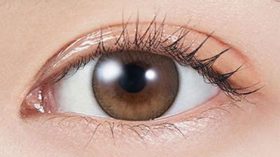 ドーリッシュブラウン 装用画像