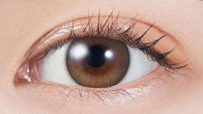 ドーリッシュブラウン CYL-0.75 装用画像