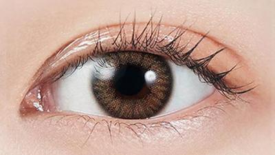 コーラルブラウン 装用画像