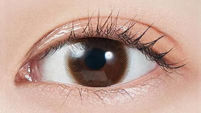 ティントブラウン 装用画像