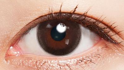 ダークブラウン 装用画像