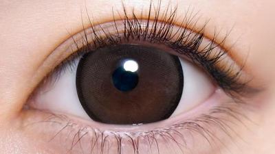 超理想リングブラウン 装用画像