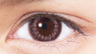 ハニーブラウン 装用画像