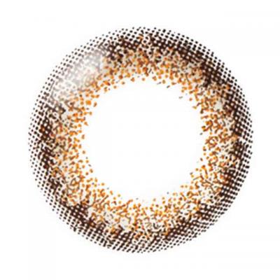 シエルブラウン CYL-0.75 AXIS180° レンズ画像