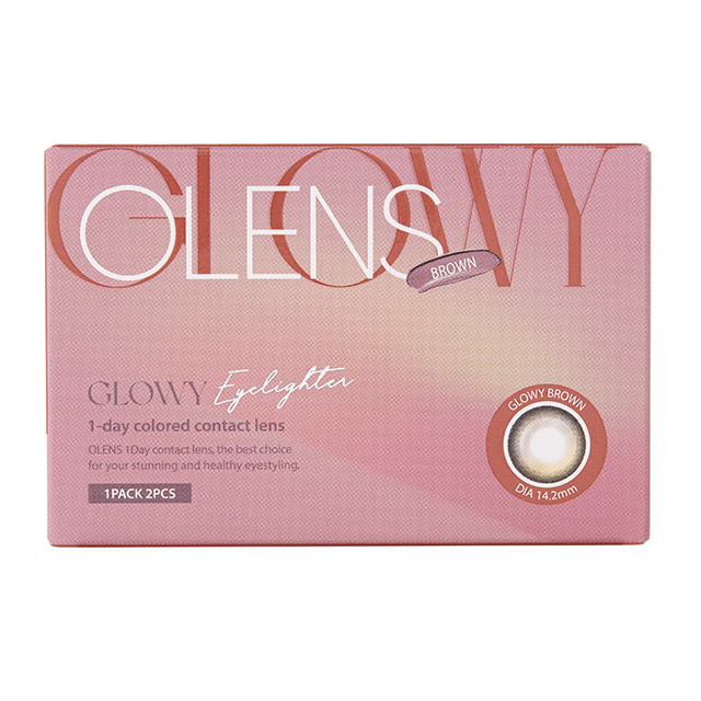 オーレンズ グローイワンデー ブラウン 2枚入(4)