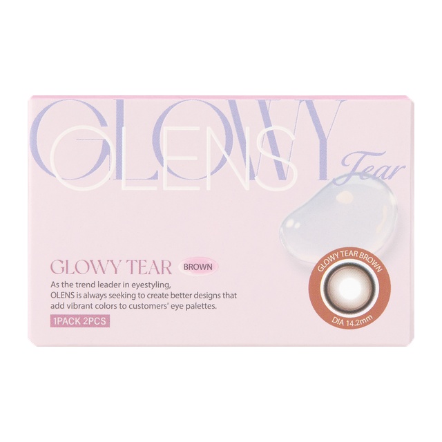 オーレンズ グローイティアワンデー ブラウン 2枚入(4)