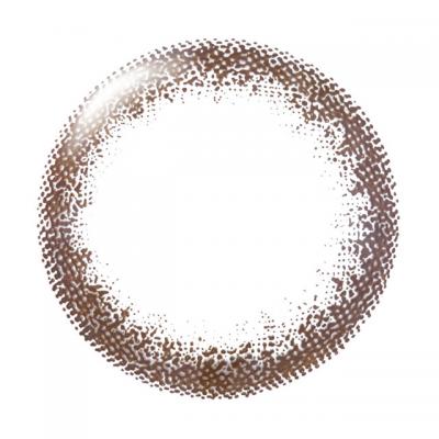 ダークブラウン CYL-1.25 AXIS180° レンズ画像