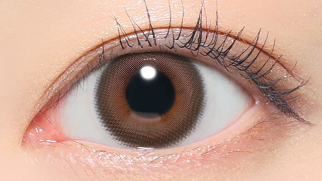 レヴィアワンデー(カラー) ハグミー 装用画像