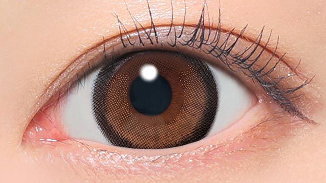 バターブラウン 装用画像