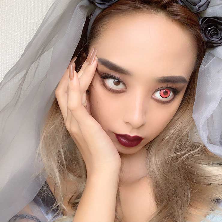 モアコンモデル はしもんのハロウィンコスプレ ゴースト花嫁の画像