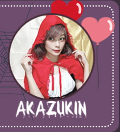 モアコンモデルのハロウィンのコスプレ 赤ずきん アイコン画像
