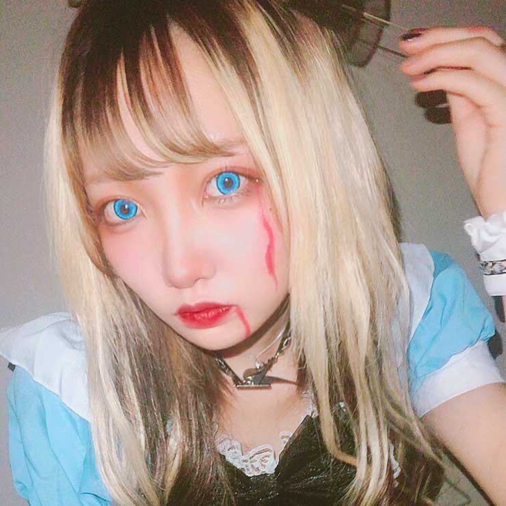 モアコンモデル 紗亜弥のハロウィンコスプレ アリスの画像