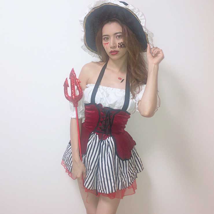 モアコンモデル さゆりのハロウィンコスプレ パイレーツの画像