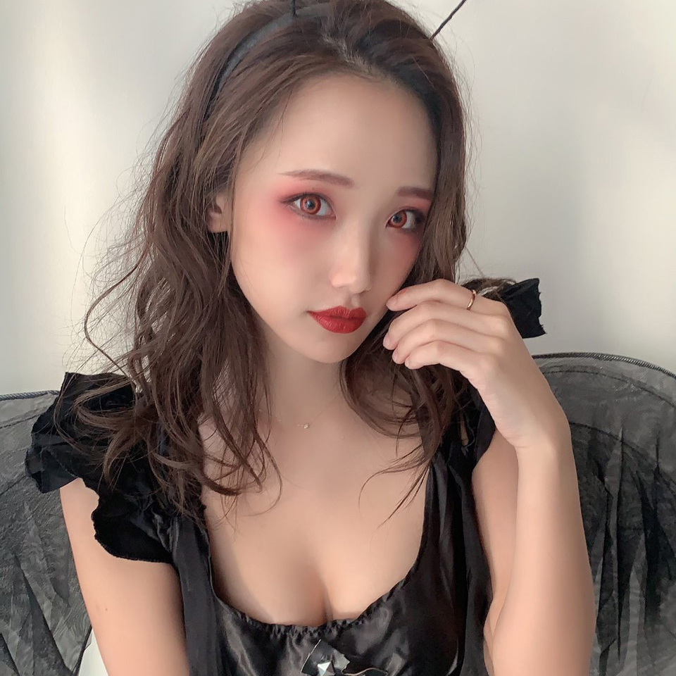 モアコンモデル ゆうのハロウィンコスプレ ゴシックエンジェルの画像