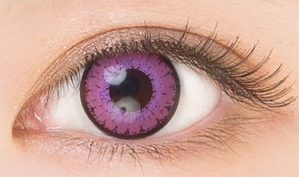 エティアクールワンデー ビオラの装用画像