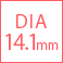 DIA14.3mm