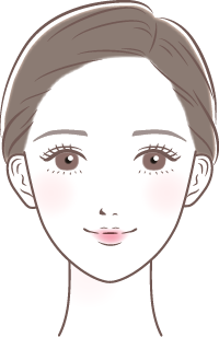 柔らかい印象にしたい時の就活メイクの画像
