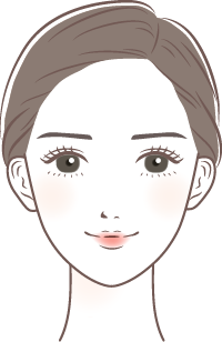 知的な印象にしたい時の就活メイクの画像