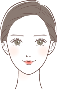 明るい印象にしたい時の就活メイクの画像