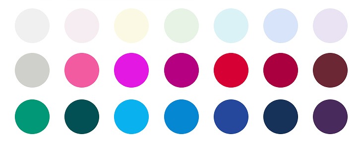 ブルベ冬タイプに合うカラー