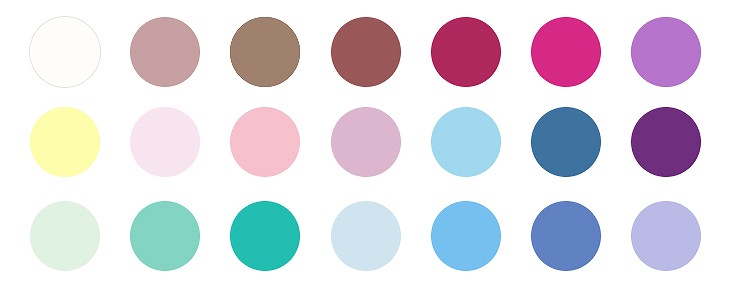 ブルベ夏タイプに合うカラー