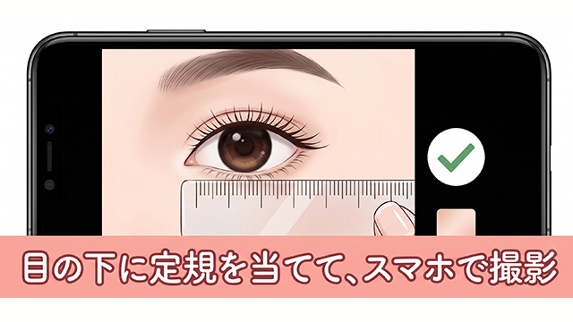 黒目の大きさの測り方について