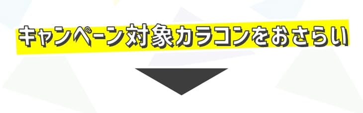 キャンペーン対象カラコンおさらい