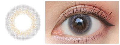 エバーカラーワンデールクアージュ ミスティアッシュ着用画像