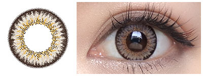 キャラメルグロー 着用画像