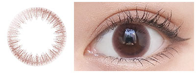 クラリティブラウン 着用画像