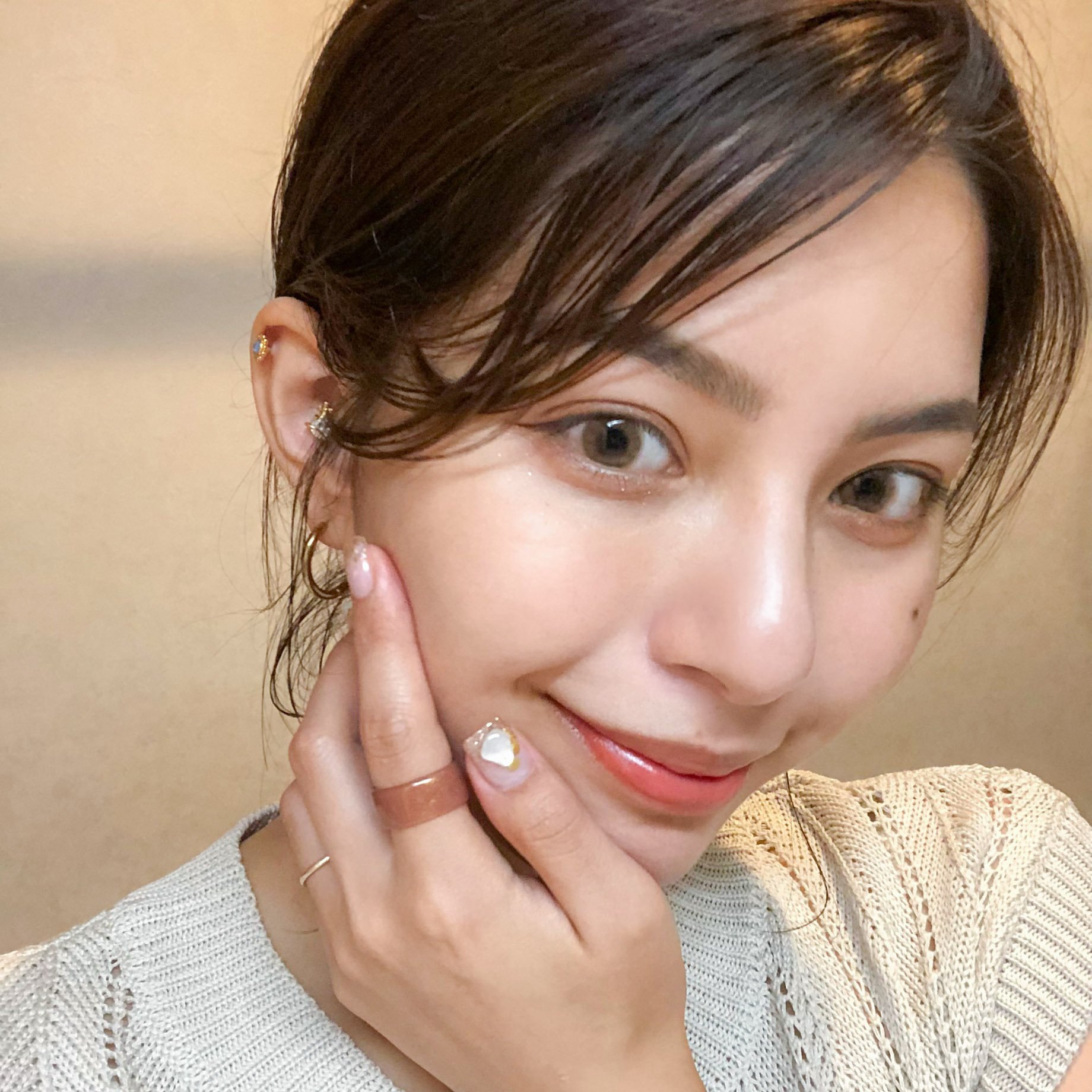 チャンスワンデー ルフレラセット 着用のモアコンモデル画像
